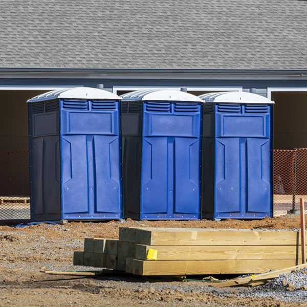 do you offer hand sanitizer dispensers inside the portable toilets in Eagle